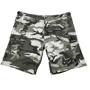 Rothco BDU Cargo Shorts Mens 4XL 51" - 55" Adjustable Waist -Gray Urban Camo